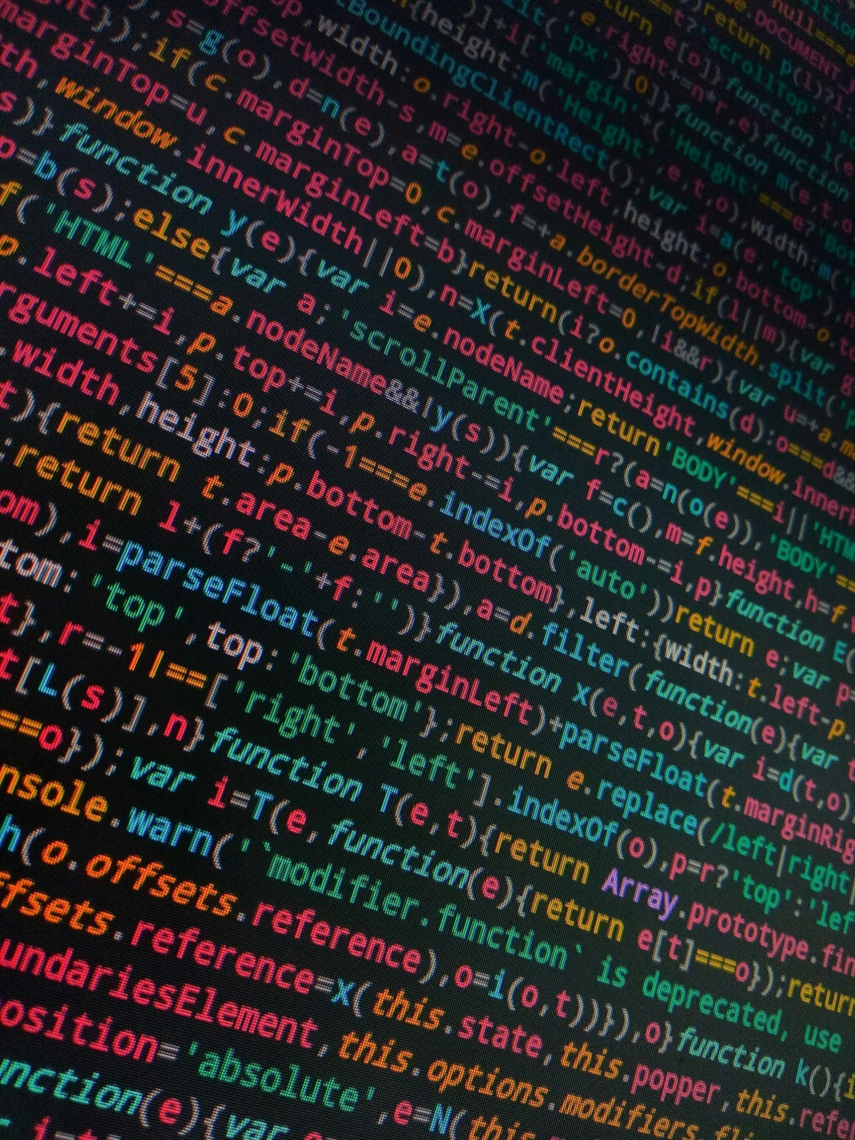 Background code image