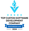 Clutch custom software development singular year award badge for Cheesecake Labs