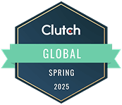 Clutch global award Spring 2025 badge for Cheesecake Labs software development company