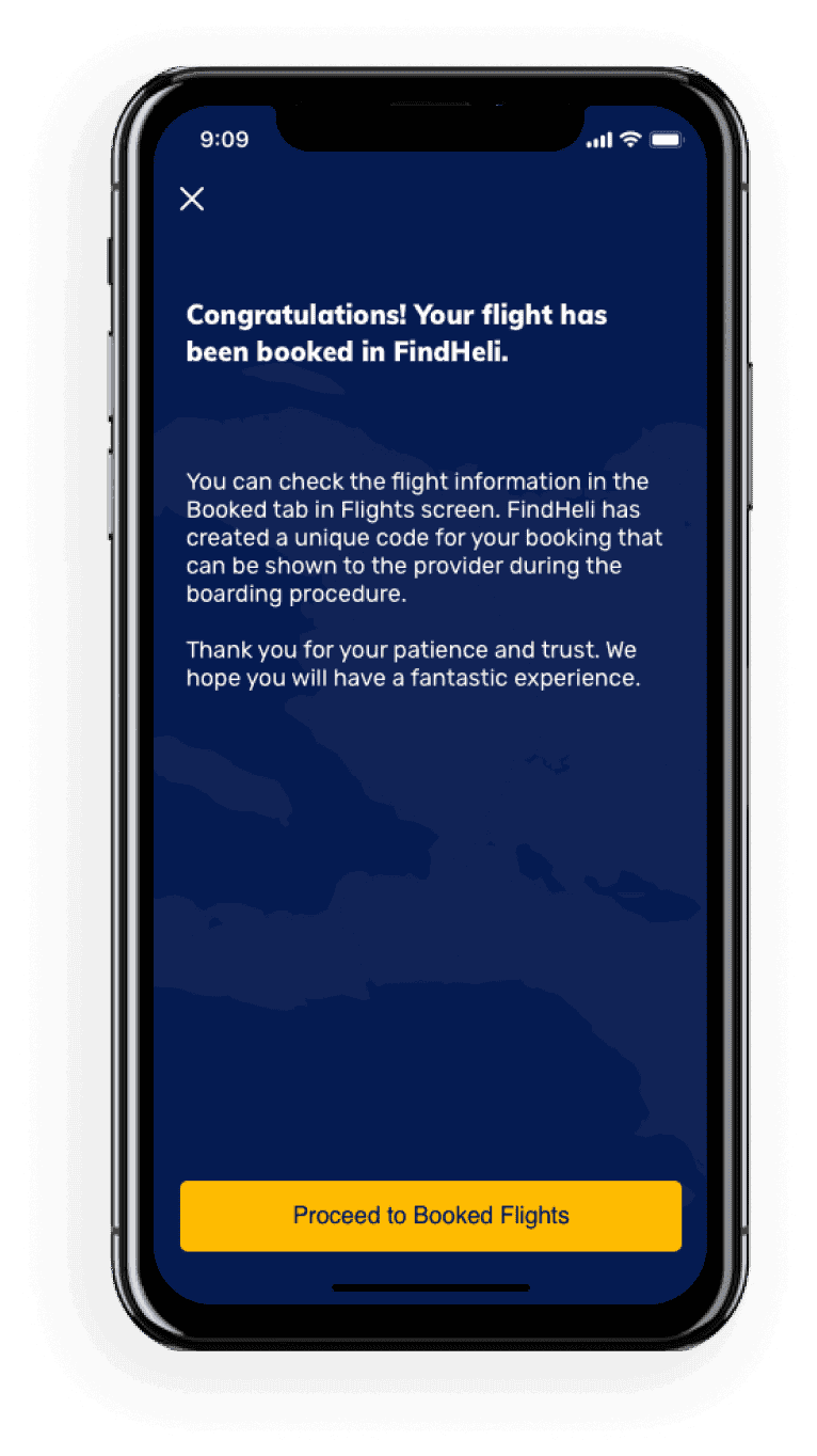 Findheli app mobile screen group 966 for Cheesecake Labs nearshore development case study