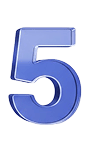 Number 5 icon